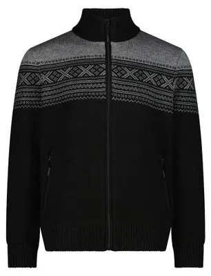 Produktbild von CMP MAN JACKET KNITTED WP black 54