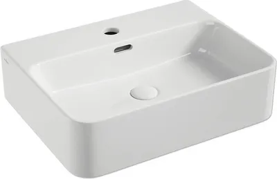 Obrázek produktu pro Umyvadlo na desku Jungborn Three 52 x 40 cm lesklá bílá