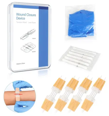 Image de Pansements adhésifs, 4 pièces, stériles, pour premiers secours, pansements d'urgence, couleur jaune
