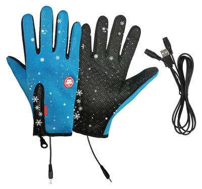 Produktbild von Wasserdichte Touchscreen-Handschuhe für kaltes Wetter, Uni