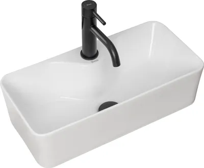 Zdjęcie produktu dla Nowoczesna Umywalka Nablatowa MERY z Ceramiki Sanitarnej - Model REA-U0699