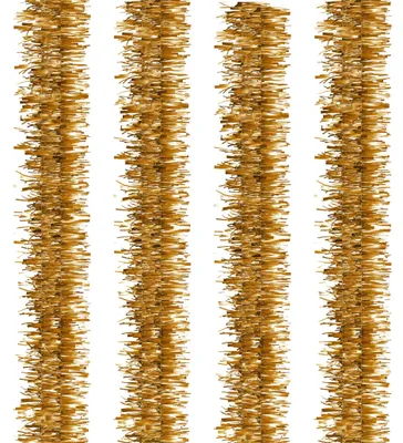 Lametta-Girlande 5m Gold – Weihnachtsbaumdeko