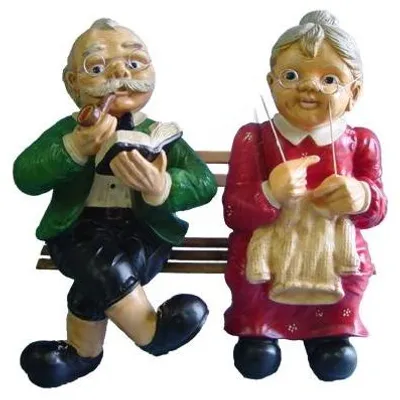 Zdjęcie produktu dla Design Dziadkowie Figurka Statuetka Rzeźba Figurki Rzeźby Dekoracja Dekoracja Nowy