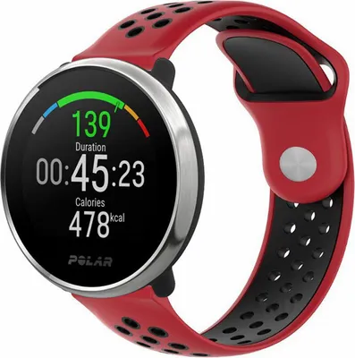 Produktbild von Strap-it Polar Ignite Sportarmband (Rot/Schwarz)