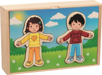 Obrázok produktu pre Goki Drevené puzzle zdobiť deti