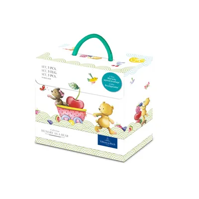 Produktbild von Villeroy & Boch HUNGRY AS A BEAR Kindergeschirrset 3-tlg
