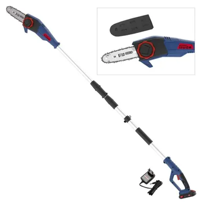 Güde Akku Teleskop Astkettensäge Astsäge Säge AST 18-201-05 Auszug 1820-2490 mm Oregon Kette und Schwert mit Akku und Ladegerät Baum Garten pflege Äste schneiden sägen 309596 58594 4015671822093 Stabilo-Fachmarkt.de