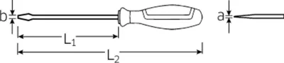 Obrázek produktu pro Velikost čepele šroubováku Stahlwille 1,0 x 5,5 x 410 mm