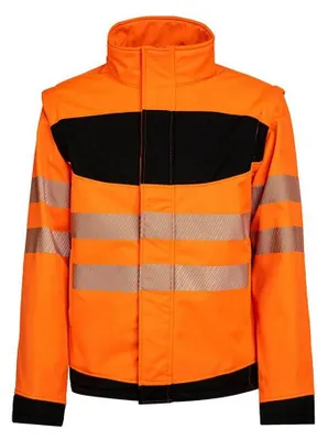 Produktbild von Korntex - "EOS" Softshelljacke für Herren, Zum Bedrucken LT6044 (XXL) (Signalorange/Schwarz)