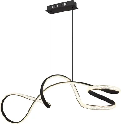 Produktbild von Globo Lighting Hängeleuchte Metall schwarz matt, LED