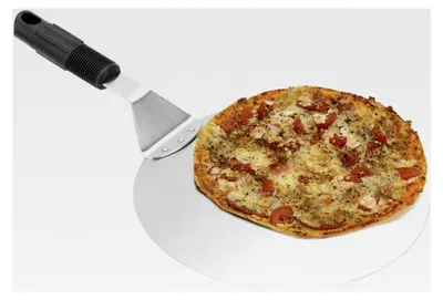 Produktbild von Pizzaschieber aus Edelstahl mit Kunststoffgriff, 26CM