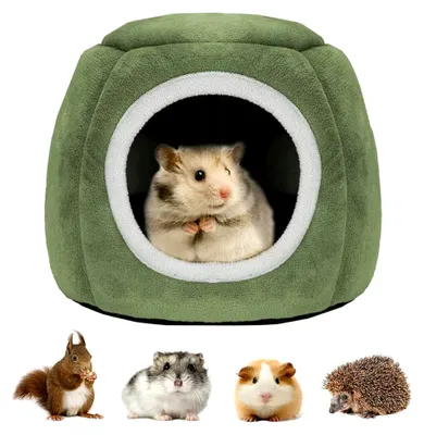 Produktbild von 21 cm Kleines Haustiernest für Hamster, Chinchillas und andere Kleintiere (Grün, S)