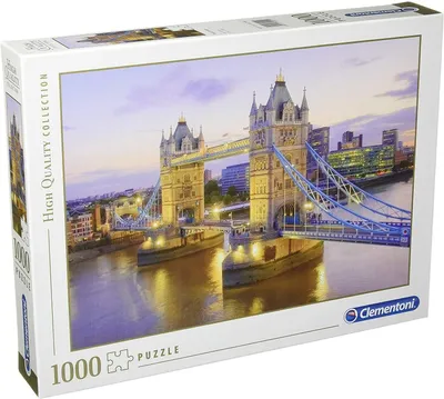 Produktbild von Clementoni 39022 - Tower Bridge - 1000 Teile Puzzle - High Quality Collection