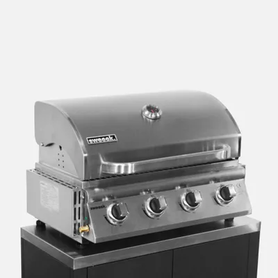 Produktbild von sweeek - Gasgrill mit 4 Brennern zum Stellen auf einen Unterschrank