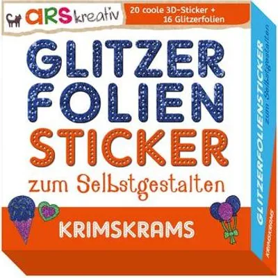 Immagine prodotto di Glitzerfolien-Sticker zum Selbstgestalten - Krimskrams