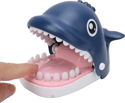 Image de Jeu de doigts mordants, jouet amusant, fête, parent-enfant, jeu de jouets interactif pour soulager le stress (bleu)