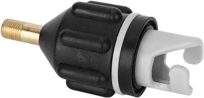 Produktbild von Klepadapters für Kajaks und Ruderboote - Messing-Rubber-Adapter für Bootspumpen - Schwarz