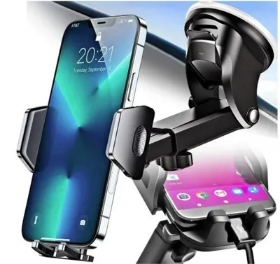 Zdjęcie produktu dla Uchwyt Na Telefon Do Samochodu Na Kokpit Na Szybe Regulacja Długości U1