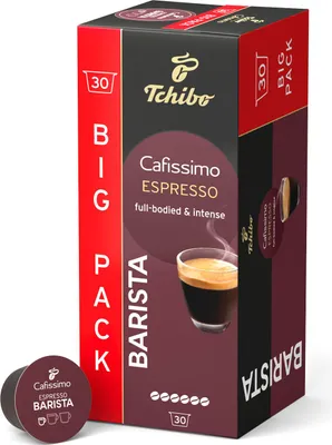 Produktbild von Tchibo Cafissimo Barista Espresso Kaffeekapseln, 30 Stück (Espresso, charaktervoll und intensiv)