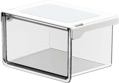 Immagine prodotto di Casse portaoggetti trasparenti, cassetti trasparenti, grandi contenitori capienti, organizer da scrivania trasparente per la casa, la scuola, i cosmetici, la cucina, cassapance, asciugamani, articoli da viaggio, calzini, biancheria intima, portafogli, lavanderia