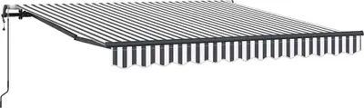 Produktbild von vidaXL Markise Automatisch Anthrazit und Weiß 300x250 cm