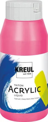 Immagine prodotto di KREUL Colore acrilico SOLO Goya TRITON, rosa neon, 750 ml