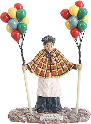 Produktbild von Edelman Luville Efteling Ballonfrau Weihnachtsfigur, detailreich und märchenhaft
