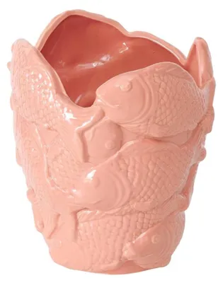 Produktbild von Boltze Home Blumentopf Fisch H22cm rosa