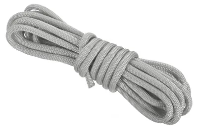 Produktbild von Paracord-Nylonseil, 3 Meter, 4 mm, hellgrau
