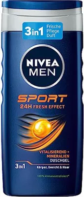 Obrázek produktu pro Nivea Sport for Men sprchový gel s pocitem svěžesti po 24 hodin 250 ml