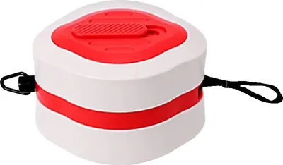 Immagine prodotto di bande di resistenza per esercizi, design compatto, adatte a tutti i livelli di abilità, rosso