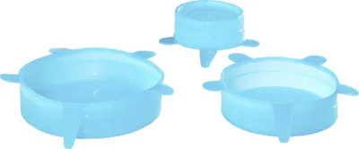 Produktbild von Durandal Silikondeckel 3er-Set klein blau
