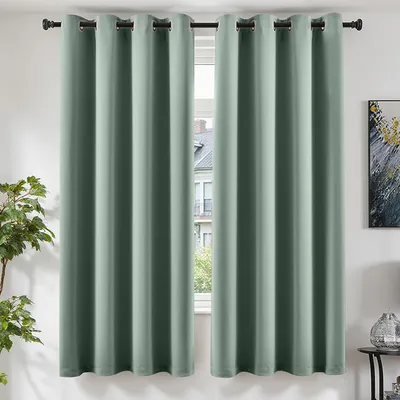 Obrázok produktu pre Omgoods – Nepriehľadné závesy s okami, 200 x 140 cm, sada 2 kusov
