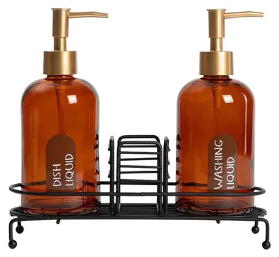 Produktbild von HOMLA KIVANO Glas-Bernstein-Spender-Set 3er-Set