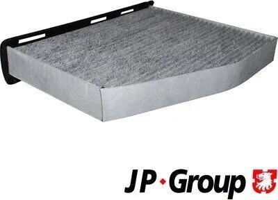 Produktbild von JP GROUP 1128104300 Aktivkohle Innenraumfilter Pollenfilter für VW GOLF VI (5K1) Golf V Schrägheck (1K1) TOURAN (1T1, 1T2) TIGUAN (5N) Passat Variant