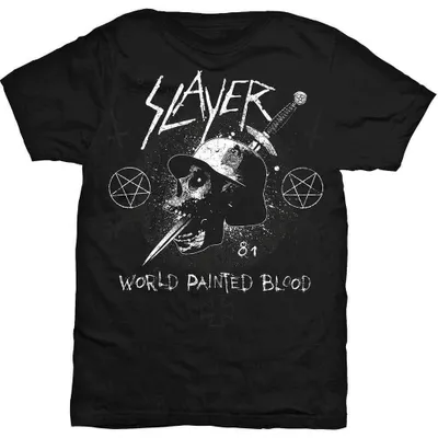 Obrázek produktu pro Slayer Dagger Skull Black S Tričko
