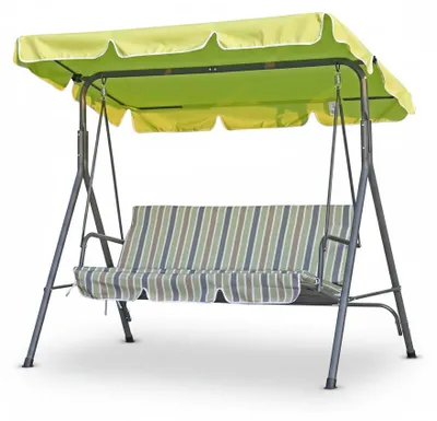 Image de InAndOutdoorMatch - Balancelle de jardin pour 3 personnes - Structure en métal, Image générée par une IA