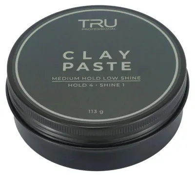 Produktbild von Tru Haarwachs - Clay Paste - Hair Styling Mit Mattem Finish - Aludose 113g