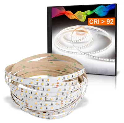 Produktbild von LED Strip 2835 Kaltweiß (5700k) CRI 92 36W 5 Meter 24V IP20