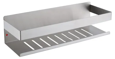 Immagine prodotto di Piatto doccia senza foratura, acciaio inossidabile, finitura nichel spazzolato, 30 cm