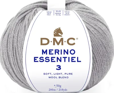 Produktbild von DMC Merino Essentiel-3 – Garn aus 50 % Wolle und 50 %.Polyacryl 985