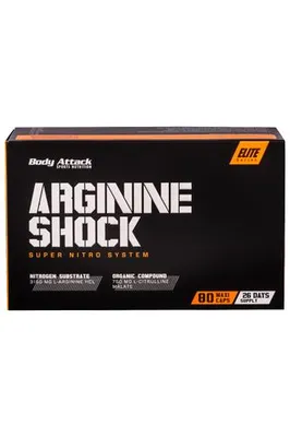 Produktbild von Body Attack Arginine Shock - 80 Kapseln