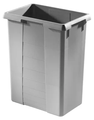 Image de Hailo Seau intérieur 1080369 gris clair 40 litres 415 x 285 x 500 mm