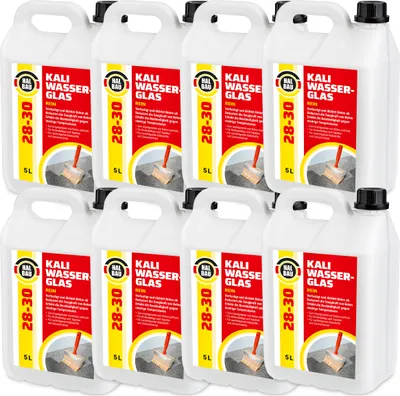 Produktbild von Kaliwasserglas HB28-30 Grundierung Konservierung Betonimprägnierung Holzschutz 40L
