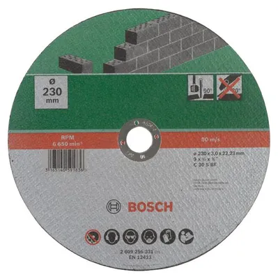 Produktbild von Trennscheibe gerade, Stein D= 230 mm