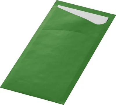 Produktbild von Duni Serviettentaschen Leaf green 100 Stück 1er Pack