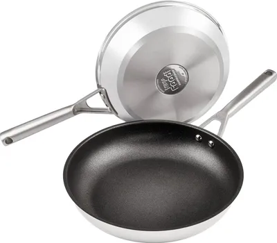 Produktbild von Ninja ZEROSTICK, Rund, Allzweckpfanne, Edelstahl, ZEROSTICK, 260 °C, Edelstahl