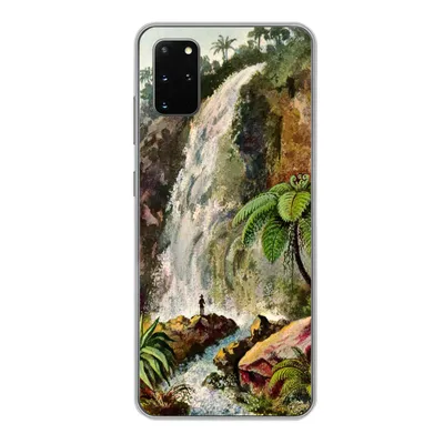 Produktbild von MuchoWow® Handyhülle Schutzhülle Hülle für Samsung Galaxy S20 Plus Wasserfall - Kunst - Alte Meister Silikon Softcase Handy Hülle - Hartschale
