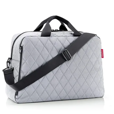 Obrázok produktu pre reisenthel duffelbag M, cestovná taška do ruky, tote bag, Rhombus Light Grey, 38 L, BG7060