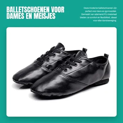 Produktbild von Dailygoods- Ballettschuhe Soft Sole - Anti-Slip - Atmungsaktive Polyurethan- Split Sohle - Tanzschuhe Frauen - Komfortable Griff - Perfekt für Ballett und Yoga